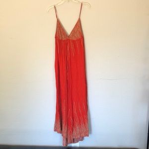 Lulus red maxi dress